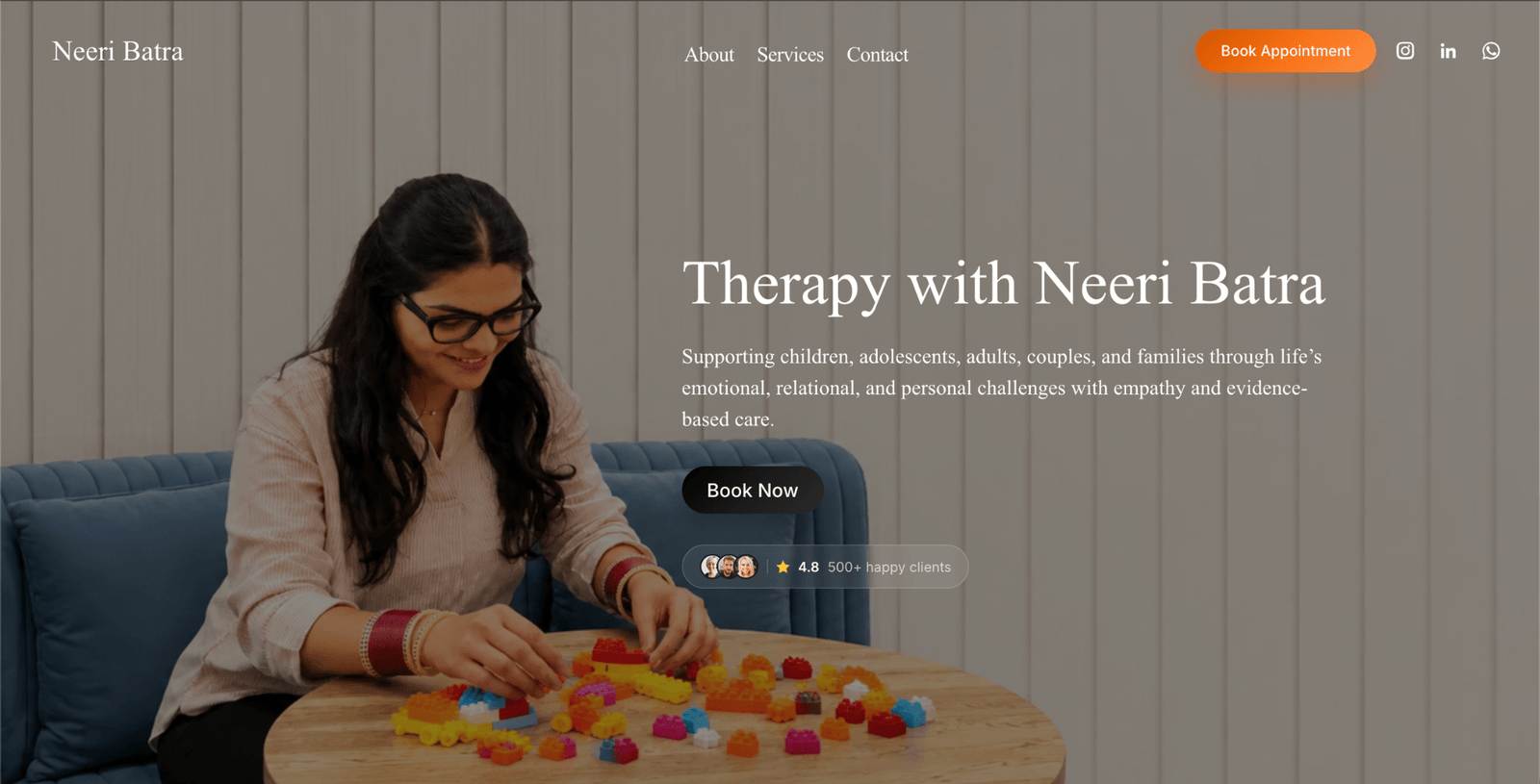 Neeri Batra website preview